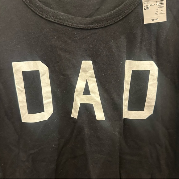 NWT Children’s Place “Dad” shirt. Men’s Large. - Picture 3 of 5